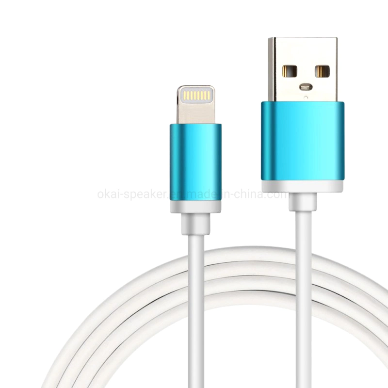 Metal Head TPE Cable Mfi Certificate Data Cable for iPhone