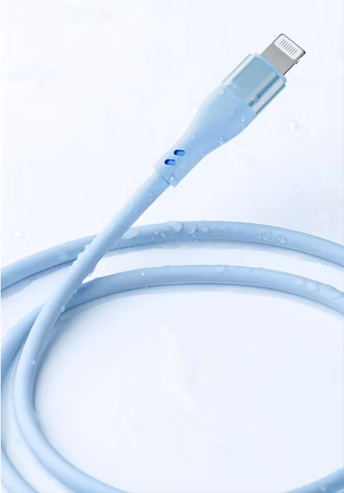 Cable de datos de silicona con certificación Apple Mfi, 3 pies, 6 pies, 10 pies, 3A Pd, carga rápida, tipo C, USB C a Lightning para iPhone 13, 14, 15